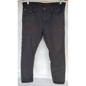 Weatherproof Men's Premium Stretch Twill Slim Fit Pant, Black  32x32